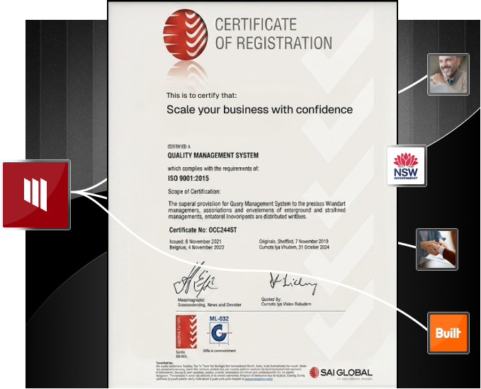 ISO Certificate of Registration